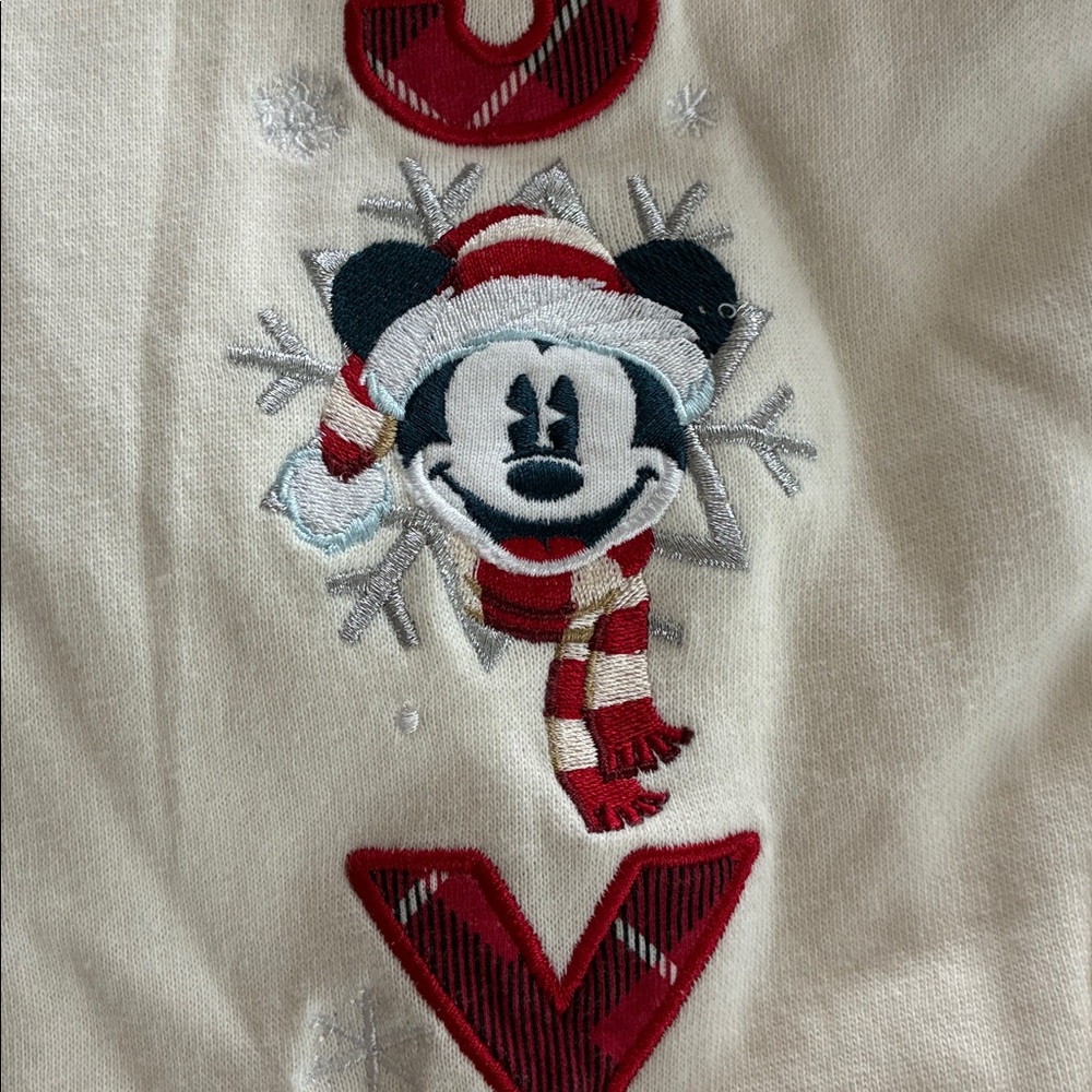 NWOT Disney Cream Holiday Jogger - Picture 7 of 7